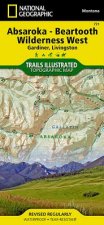 Absaroka - Beartooth Wilderness West, Montana Topographic Map: Gardiner, Livingston