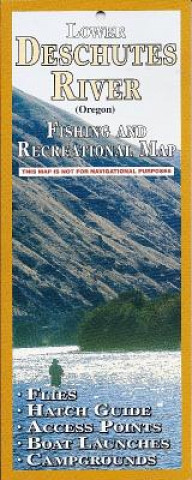 Lower Deschutes River Fishing and Recreation Map