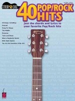 40 Pop/Rock Hits: Just the Chords and Lyrics to Your Favorite Pop/Rock Hits