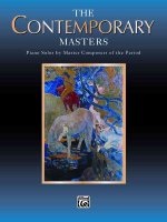 Piano Masters -- The Contemporary Masters: Piano Solos by Master Composers of the Period