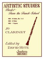 ARTISTIC STUDIES BOOK 1 FRENCH SCHOOL