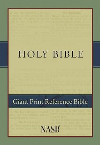 Giant Print Reference Bible-NASB