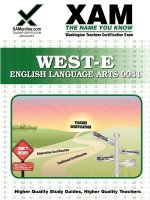 West-E English Language Arts 0041 Teacher Certification Test Prep Study Guide