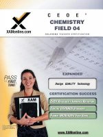 Ceoe Osat Chemistry Field 04 Teacher Certification Test Prep Study Guide