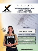 NYSTCE CQST Communication and Quantitative Skills Test 080