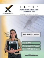 Ilts Foreign Language: Spanish 135 Teacher Certification Test Prep Study Guide