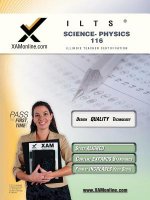 Ilts Science- Physics 116 Teacher Certification Test Prep Study Guide