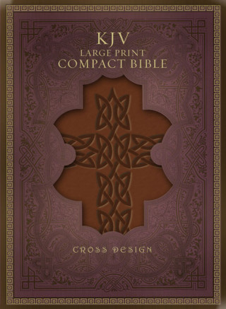 Large Print Compact Bible-KJV-Cross Design