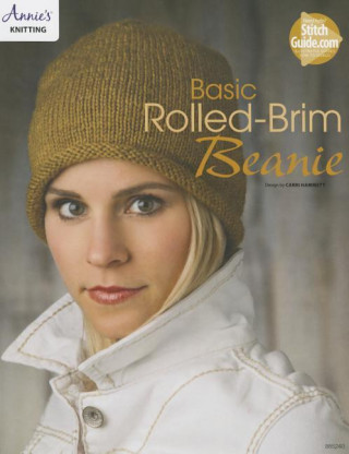 Basic Rolled-Brim Beanie Knit Pattern