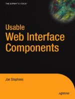 Usable Web Interface Components
