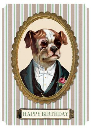Dapper Dog Birthday Card