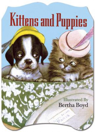 Kittens and Puppies Shaped Book