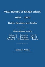 Vital Record of Rhode Island 1636-1850: Births, Marriages and Deaths: Cranston, Johnston, and North Providence, Rhode Island