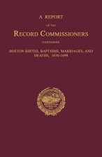 A Report of the Record Commissioners, Conatining Boston Births, Baptisms, Marriages, and Deaths, 1630-1699