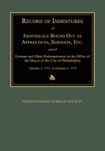 Record of Indentures of Individuals Bound Out as Apprentices