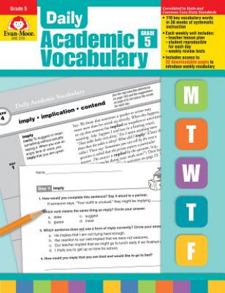 Daily Academic Vocabulary Grade 5 [With Transparencies]
