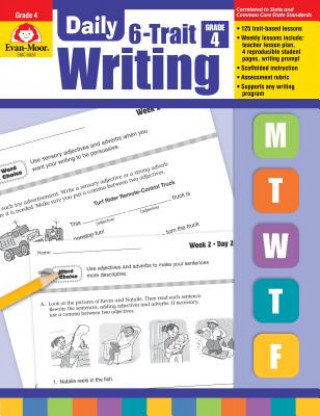 Daily 6-Trait Writing, Grade 4 (Evan-Moor Educational Publishers,Evan-Moor Educational Publishers)(Miękka)