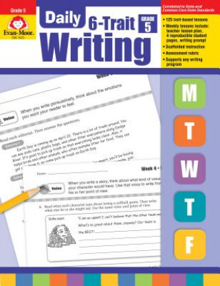Daily 6-Trait Writing, Grade 5 (Evan-Moor Educational Publishers,Evan-Moor Educational Publishers)(Miękka)