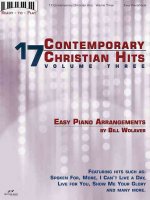 17 Contemporary Christian Hits, Volume 3: Easy Piano Arrangements