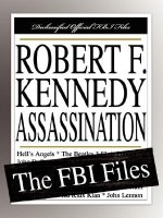 Robert F. Kennedy Assassination: The FBI Files