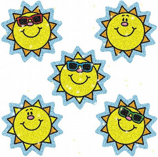 Suns Dazzle(tm) Stickers