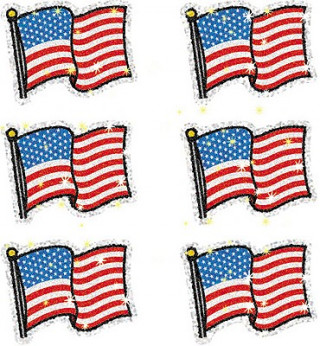 Flags Dazzle(tm) Stickers