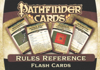 Pathfinder Cards: Rules Reference Flash Cards Double Deck