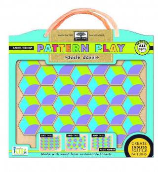 Green Start Pattern Play Wooden Puzzles: Razzle Dazzle (Mix and Match Mosiac Puzzles)