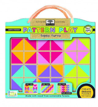 Green Start Pattern Play Wooden Puzzles: Topsy Turvy (Mix and Match Mosiac Puzzles)