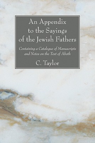 Appendix to the Sayings of the Jewish Fathers