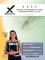 English to Speakers of Other Languages (ESOL) Teacher Certification Exam: GACE 119, 120