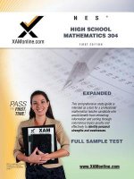 Nes Highschool Mathematics 304 Teacher Certification Test Prep Study Guide