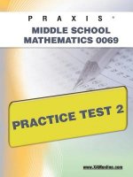 Praxis II Middle School Mathematics 0069 Practice Test 2
