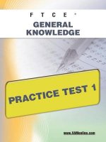 Ftce General Knowledge Practice Test 1