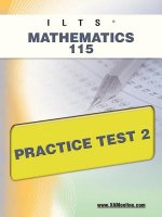 Icts Mathematics 115 Practice Test 2