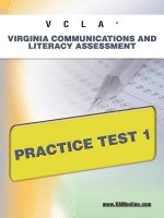 Vcla Virginia Communication and Literacy Assessment Practice Test 1