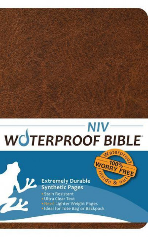 Waterproof Bible-NIV-Brown
