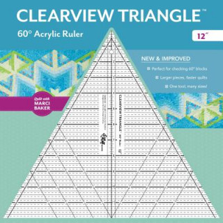 Clearview Triangle (TM) 60 Degrees Acrylic Ruler - 12