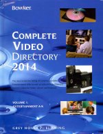 Bowker's Complete Video Directory 4 Volume Set, 2014: 4 Volume Set