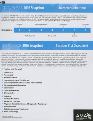 ICD-10 Snapshot 2016 Coding Cards ICD-10-PCs