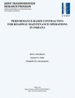 Performance-Based Contracting for Roadway Maintenance Operations in Indiana