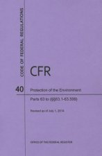 Code of Federal Regulations Title 40, Protection of Environment, Parts 63 (63. 1-63. 599), 2014