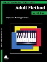 Piano for Adults: Level 1