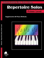 Making Music Piano Library Repertoire Solos: Primer Level