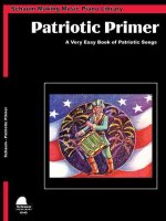 Patriotic Solos: Primer & Level 1 (Big Note W. Duet Acc.)