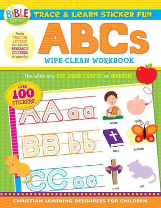 Trace and Learn Sticker Fun: ABCs: Wipe-Clean Workbook