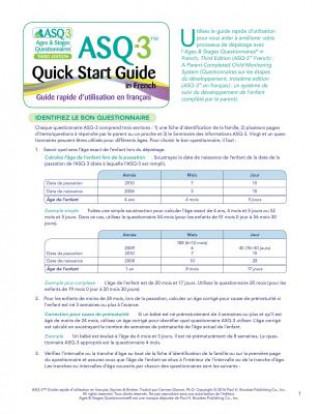 Asq-3 Quick Start Guide in French