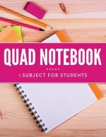Quad Notebook - 1 Subject For Students