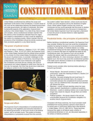 Constitutional Law (Speedy Study Guides)