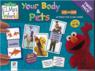Elmo's World: Your Body & Pets Flashcards Twin Pack